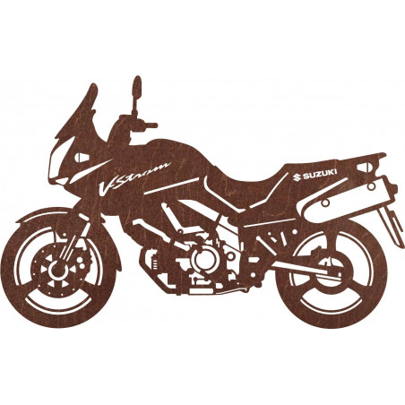 Stylish wall painting motorcycle - SUZUKI