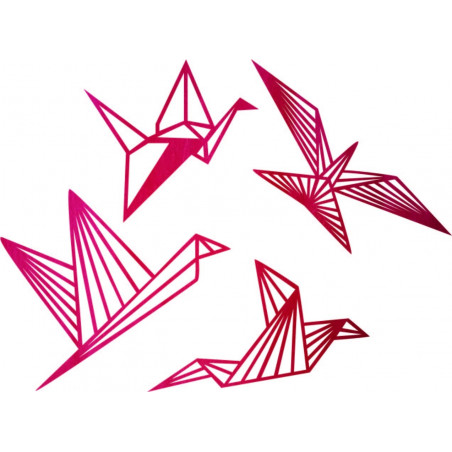 Modern wall painting - free birds 4 pcs - LIBERDADE