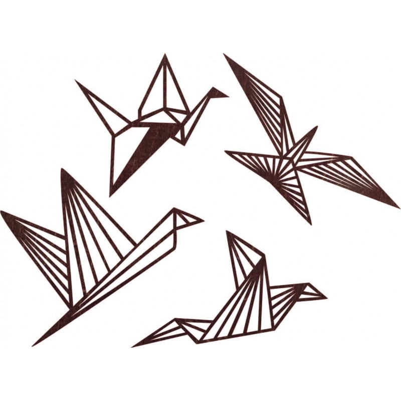 Modern wall painting - free birds 4 pcs -...