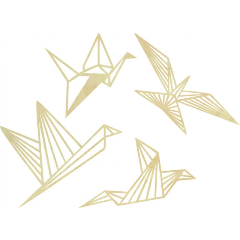 Modern wall painting - free birds 4 pcs -...