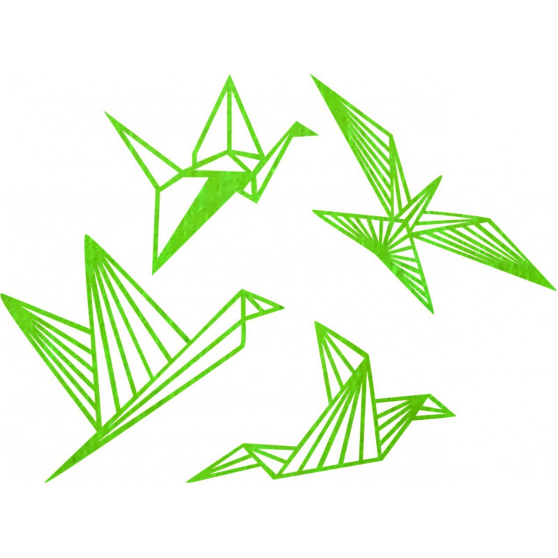 Modern wall painting - free birds 4 pcs -...