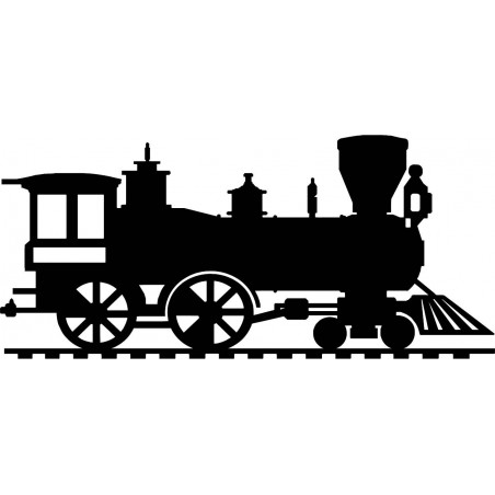 Wooden wall painting train, locomotive - THOMAS