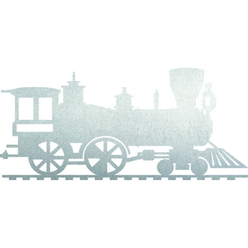 Wooden wall painting train, locomotive - THOMAS