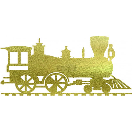 Wooden wall painting train, locomotive - THOMAS
