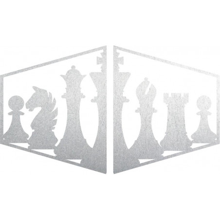 Elegant painting on the wall of a chess piece -  MIVAL | SENTOP