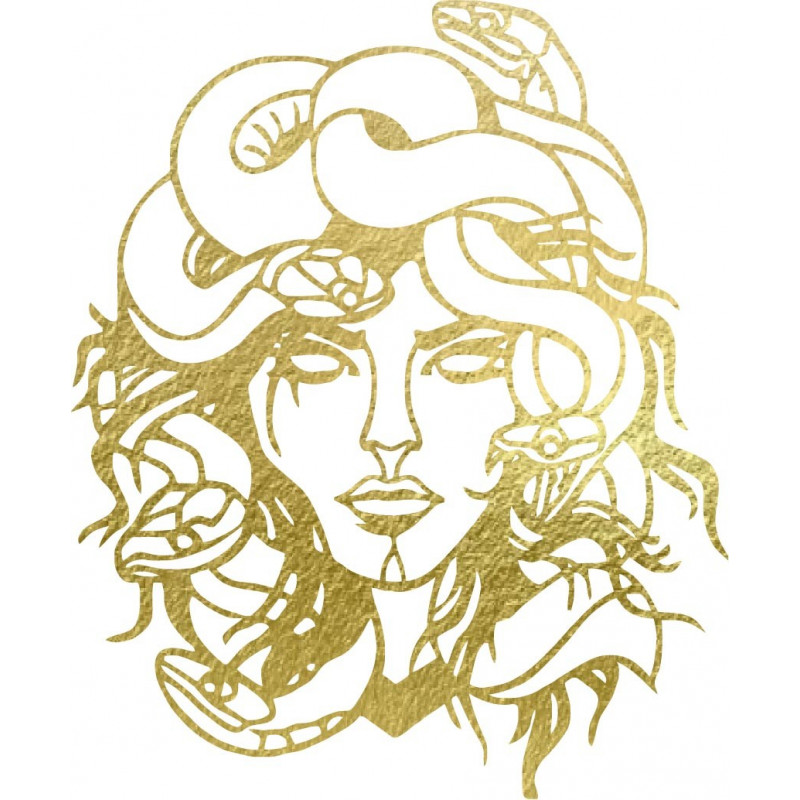 The image on the wall msdúza woman - MEDUSA...
