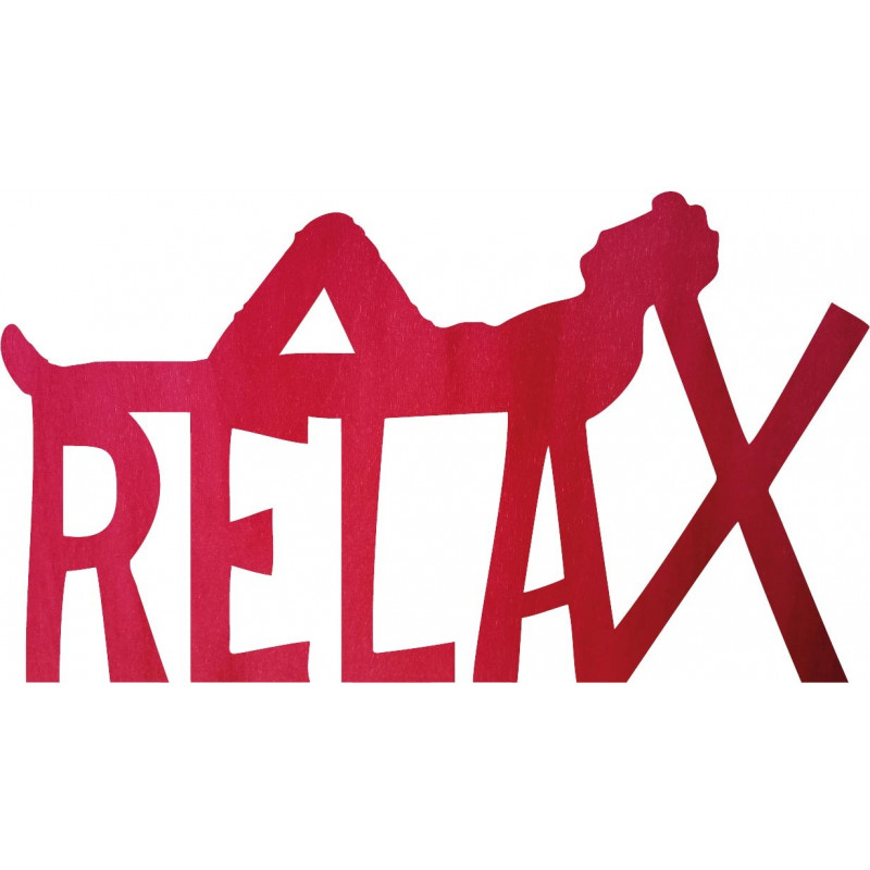 Wooden wall decor - RELAX  | SENTOP