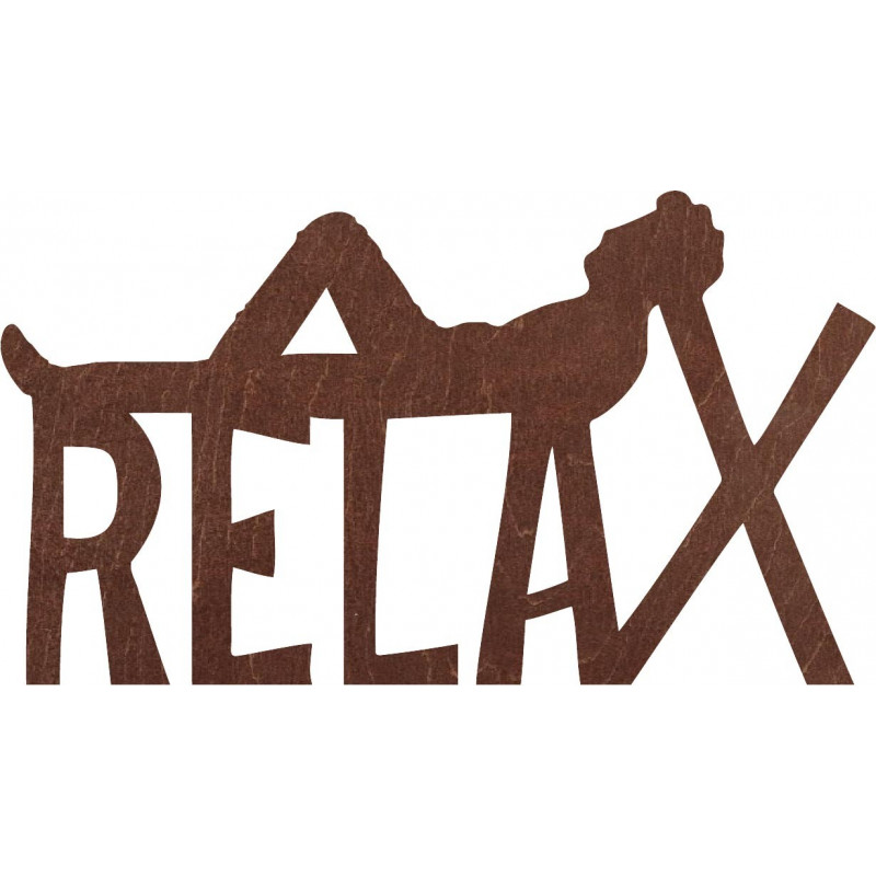 Wooden wall decor - RELAX  | SENTOP
