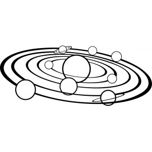 Modern Wall Art Solar System - SOLAR 2