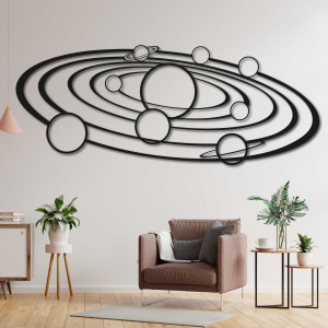 Modern Wall Art Solar System - SOLAR
