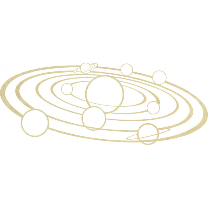 Modern Wall Art Solar System - SOLAR