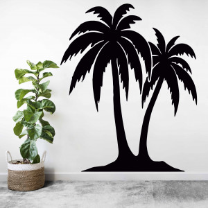 Vyrezávaný obraz na stenu palmy - TROPICAL | SENTOP