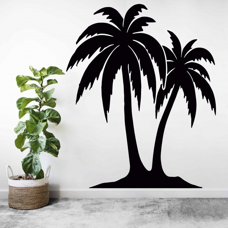Vyrezávaný obraz na stenu palmy - TROPICAL | SENTOP