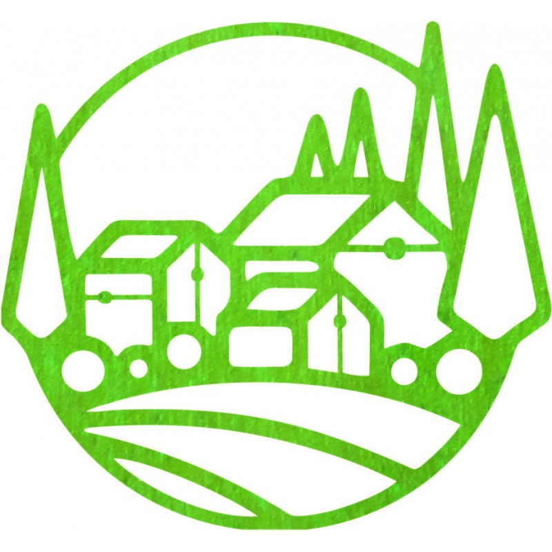 Wooden wall picture houses - MOLDE