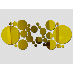 Decorative mirrors. Mirror wall sticker, as a picture or decoration, 3d acrylic sticker 2