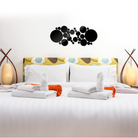 Decorative mirrors. Great 3D adhesive wall clock, modern 3D clock on the wall. Wall clock for the kitchen and the living room.on