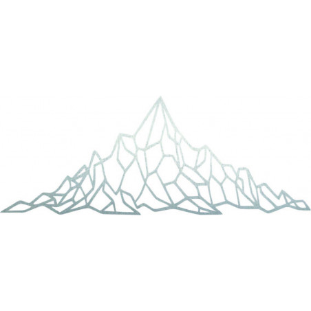 Polygonal wall decor rocky hill - AKVOYD