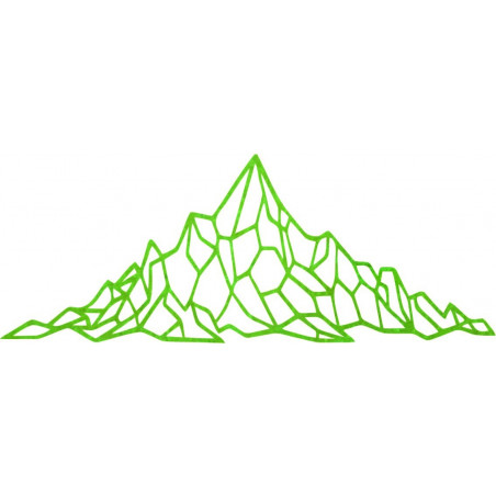 Polygonal wall decor rocky hill - AKVOYD