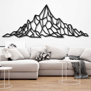 Polygonal decoration on the rocky hill wall 2