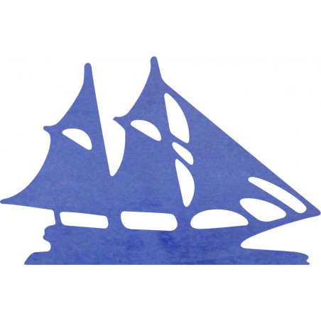 Laer cut wall woode decor sailboat - MARINER | SENTOP