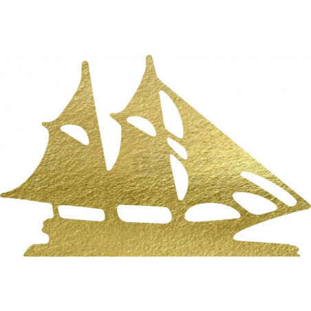 Laer cut wall woode decor sailboat - MARINER | SENTOP