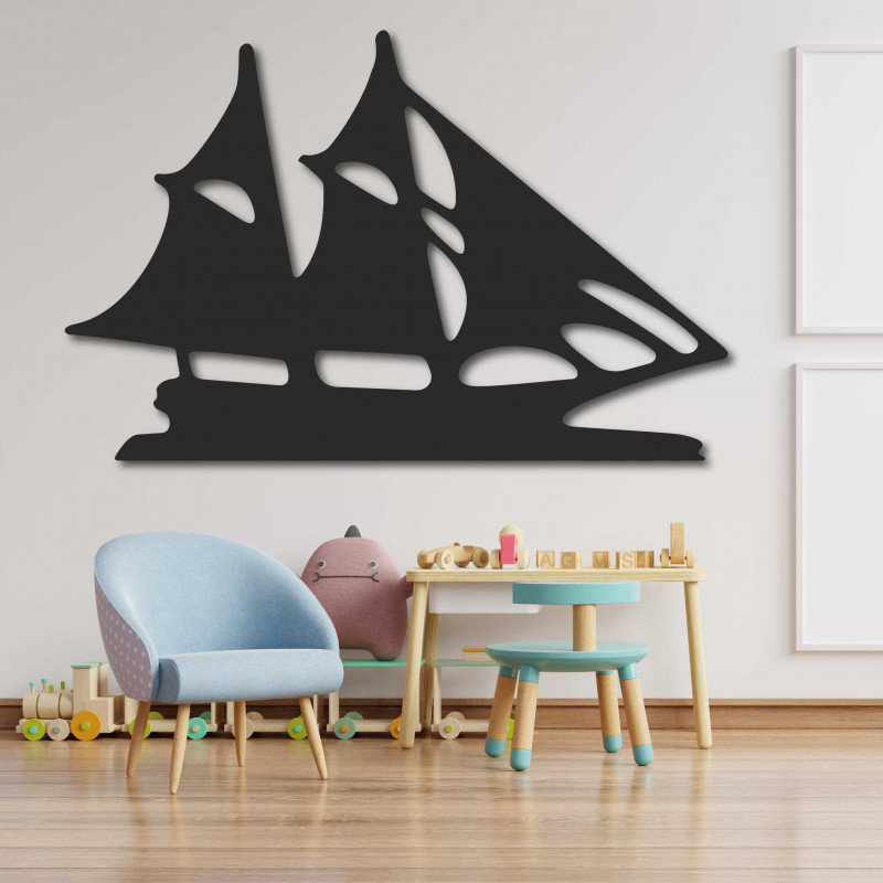 Sailboat on the wall - Decoration for water...