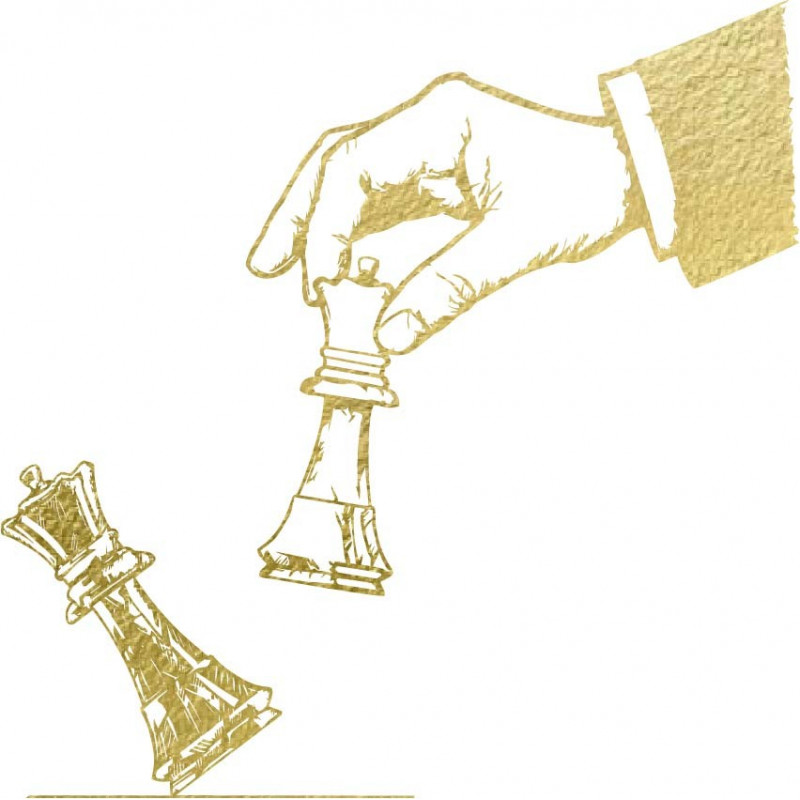 Elegant two-piece wall wooden decor chess...