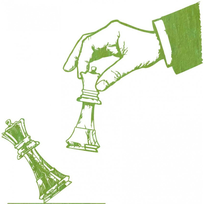 Elegant two-piece wall wooden decor chess...