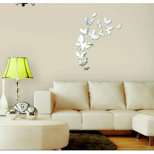 Decorative mirrors. Mirror wall sticker, as a picture or decoration, 3d acrylic sticker 2