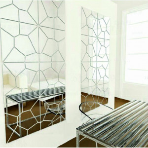 Decorative mirrors. Mirror stickers for the wall, as a picture or decoration, 3D acrylic sticker 2