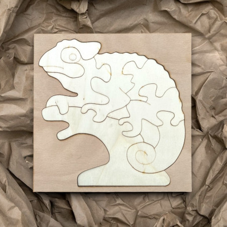 Bicolor wooden montessori insert for children - CHAMELEON POPLAR | SENTOP