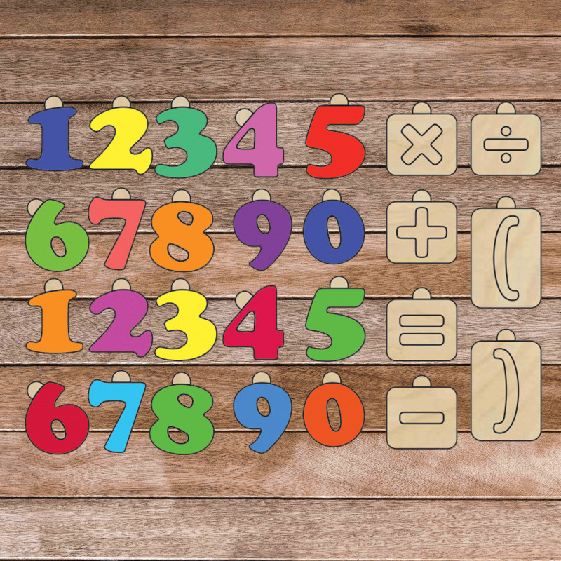 Montessori wooden sensory aid - Mathematics |...