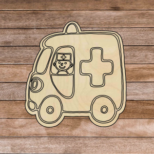 Montessori wooden insert - Vehicles | SENTOP 2