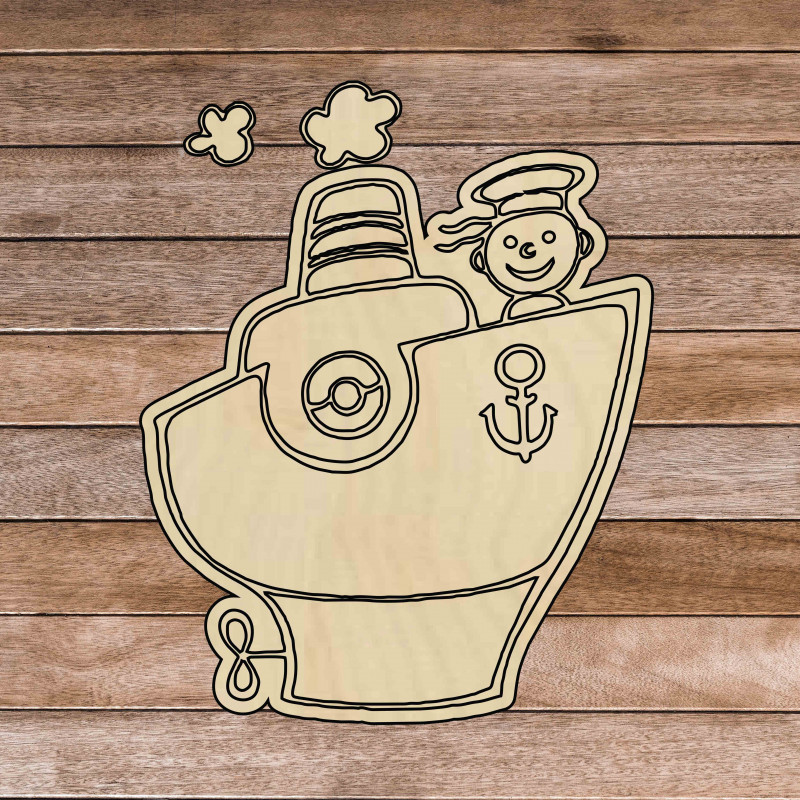 Montessori wooden insert - Vehicles | SENTOP