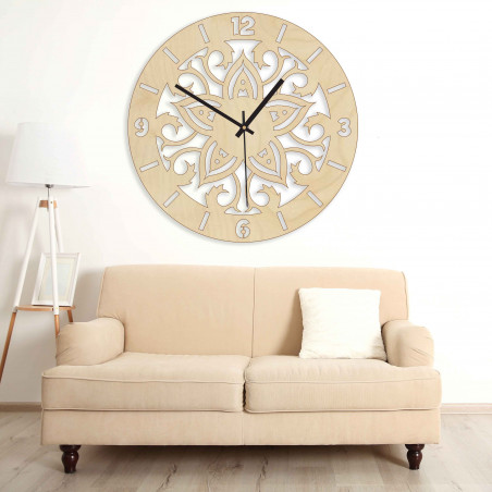 Wooden clocks - natural and colored ornaments | SENTOP PR0441