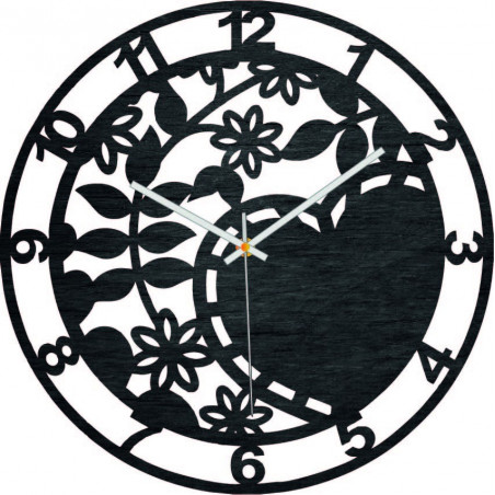 Wooden wall clock nature - ORTORIK
