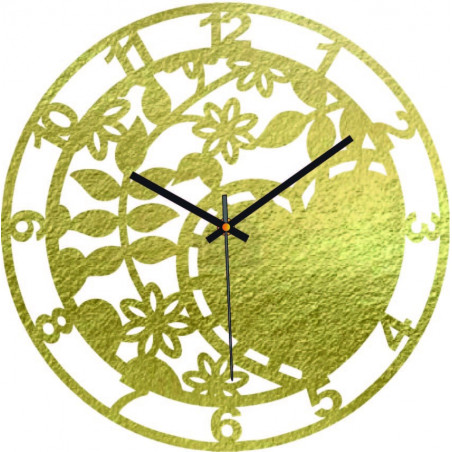Wooden wall clock nature - ORTORIK