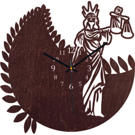 Clock sign of the zodiac - Libra - both black and natural