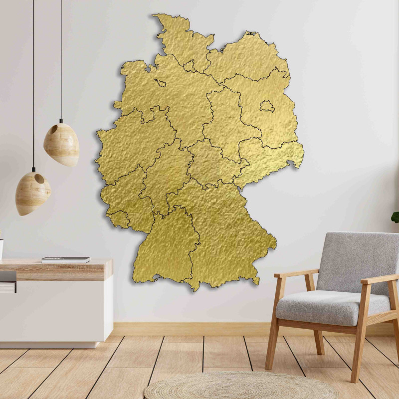 Wooden wall map Germany - 16 pieces | SENTOP