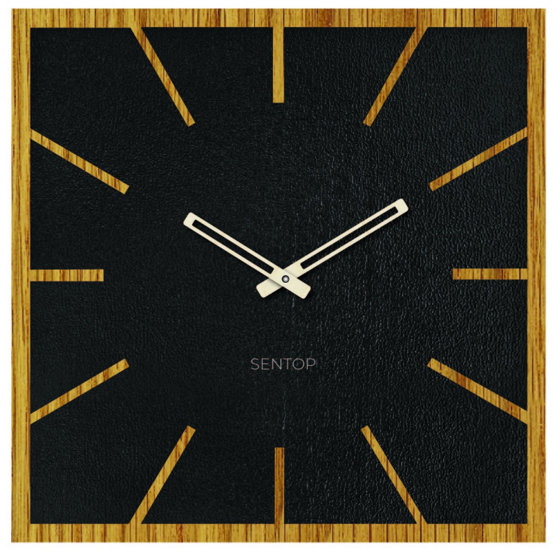 Large wall clock made of HDF DUB - up to 50 x...