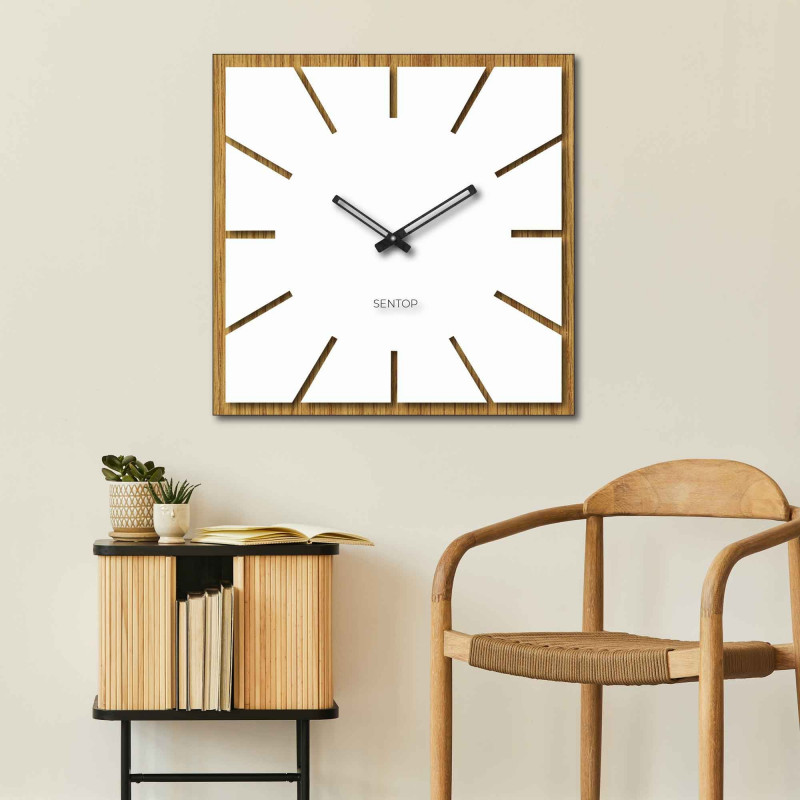 Large wall clock made of HDF DUB - up to 50 x...