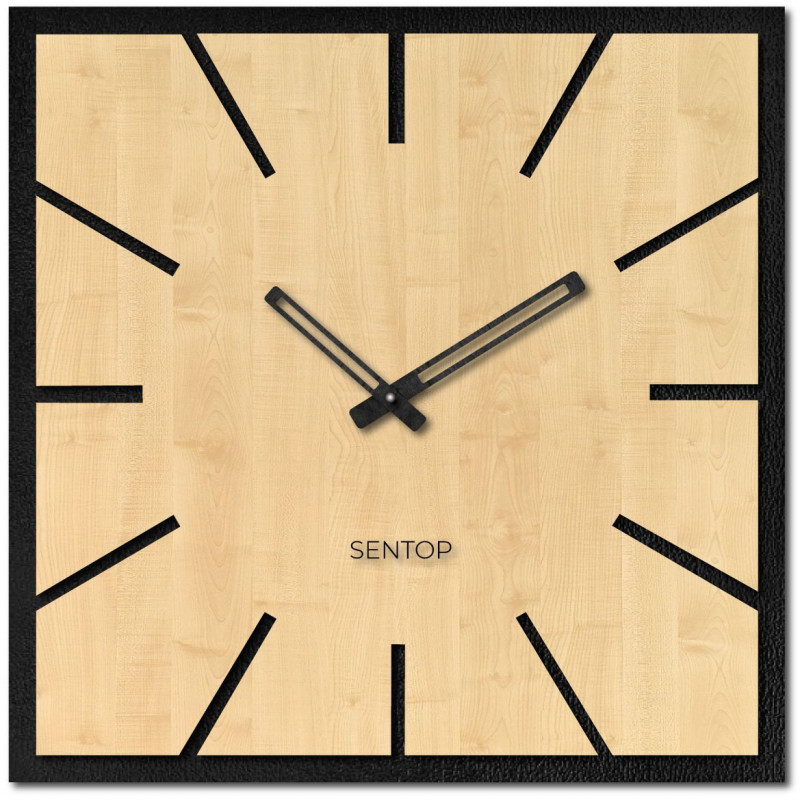 Wooden wall clock made of HDF MAPLE - up to 50...