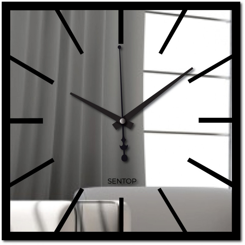 Wall clock mirror size 30 - 50 cm