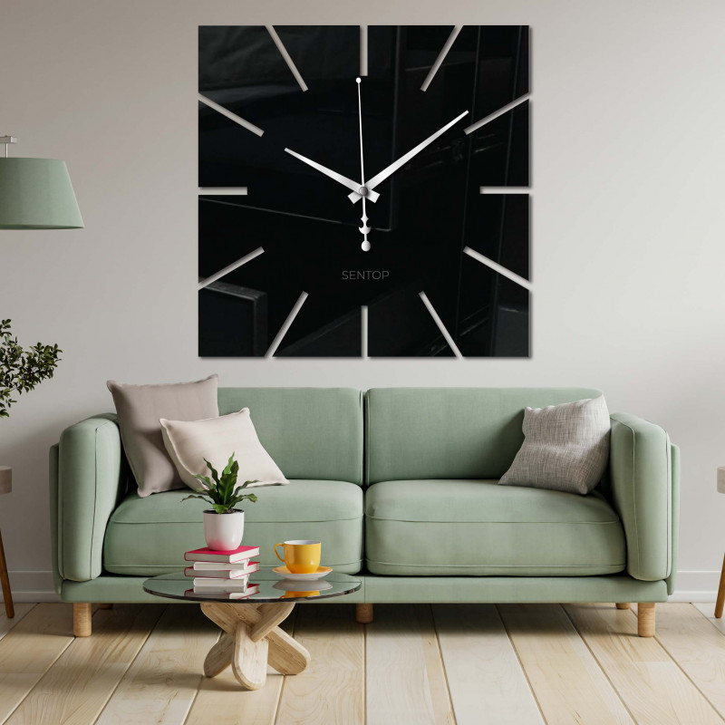 Wall Clock Minimalist Square Design - KAVARDI