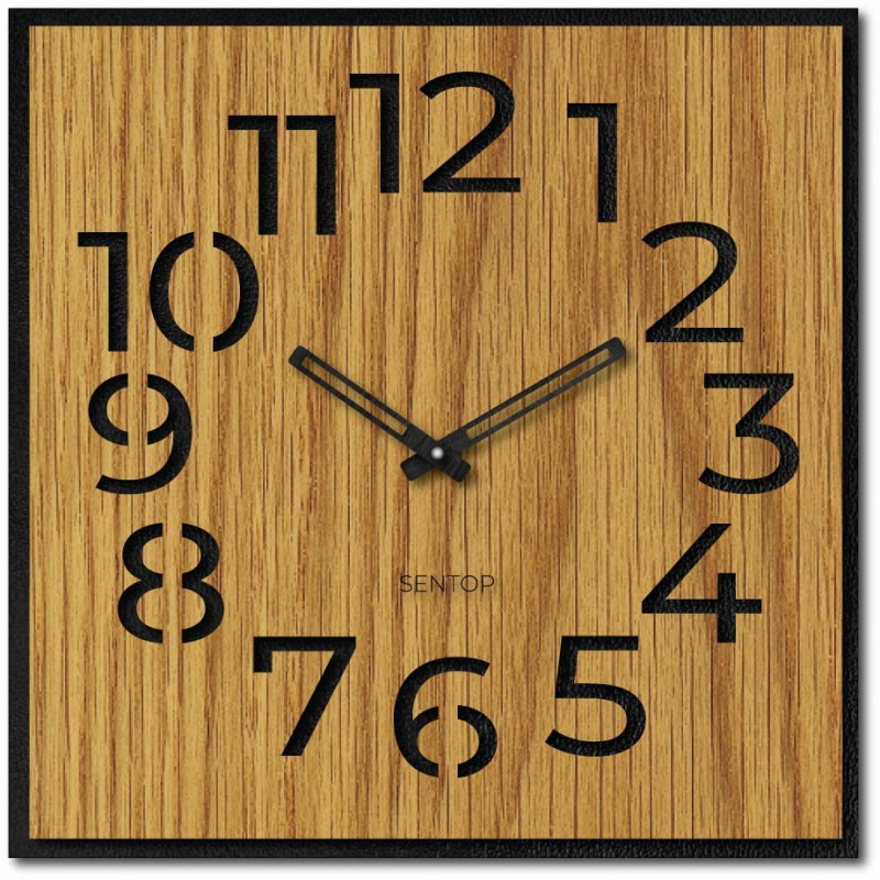 Wooden wall clock - Sentop | HDFK024 | oak