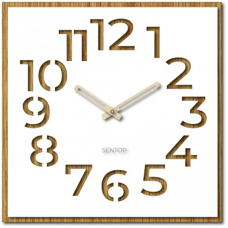Wooden wall clock - Sentop | HDFK024 | oak