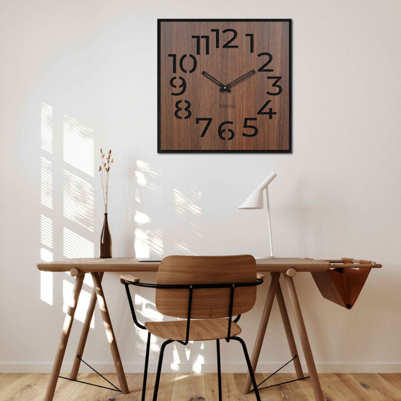 Wooden wall clock - Sentop | HDFK024 | walnut...