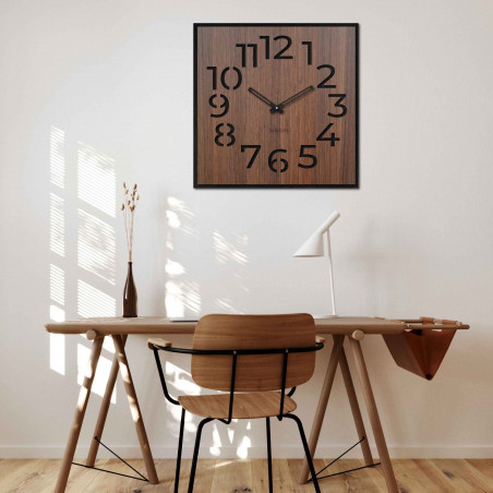 Wooden wall clock - Sentop | HDFK024 | walnut wenge