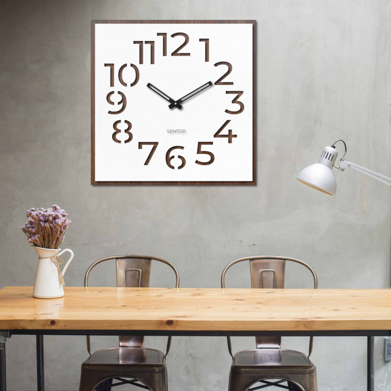 Wooden wall clock - Sentop | HDFK024 | walnut...