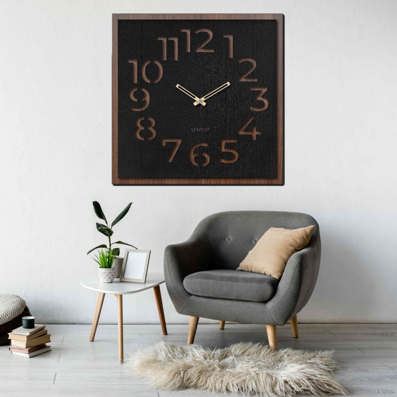 Wooden wall clock - Sentop | HDFK024 | walnut...